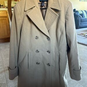 Relativity Women's Beige Pea Coat